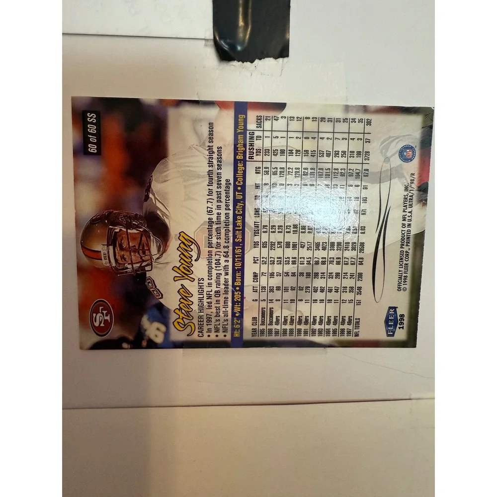 San Francisco 49ers Super Bowl MVP Signed Steve‎ Young Jerry Rice Montana art